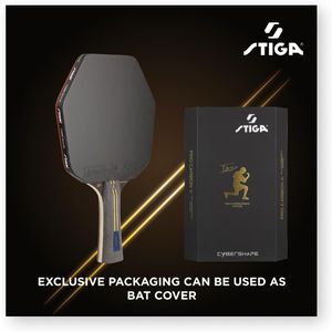 STIGA Pro Carbon Cybershape Table Tennis Bat – Professional Paddle