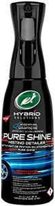 Turtle Wax 53589 Hybrid Solutions Pure Shine Detailer Misting Spray, Graphene Infused for Ultimate Shine, Water Beading, Safe on All Exterior Surfaces, 20 oz