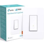 Kasa Smart Light Switch HS200, Single Pole, Needs Neutral Wire, 2.4GHz Wi-Fi Light Switch Works with Alexa and Google Home, UL Certified, No Hub Required, White ( Packaging May Vary )