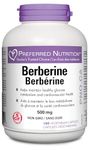 Preferred Nutrition - Berberine 180 VCaps, 1000mg daily serving, Cardiovascular Health & Support Blood Sugar Metabolism - Berberine Supplement - High potency - 500mg per capsule - 90 day supply