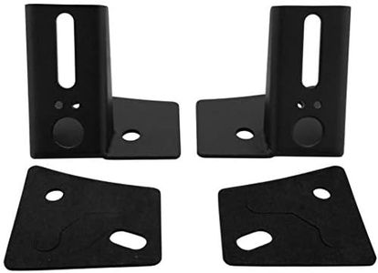 GS Power A Pillar Windshield Hinge Mount Brackets Compatible with 2007-2018 Jeep Wrangler JK for Mounting Auxiliary Off-Road LED HID or Halogen Fog & Work Light