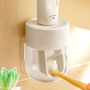 2025 Upgraded So Nice Toothpaste Dispenser Wall Mounted Bathroom Automatic Toothpaste Squeezer,Visualization of Toothpaste Flow Rate