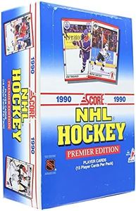 1990 - 1991 Score NHL Hockey Premier Edition Full Sealed Box of 36 Packs of 15 Trading Cards (Total of 540 Cards) Possible Rookies Include Brodeur, Lindros, Jagr and Roenick!