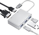 USB C to HDMI VGA Adapter, Weton 5 