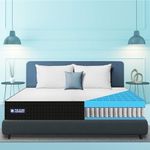 The Sleep Company SmartGRID Luxe Hybrid King Size 10 Inch Mattress | Pocketed Spring Double Bed Mattress for Bounciness and Hotel Like Luxury Comfort | 10 Years Warranty | Responsive Support |75x72