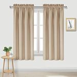 DWCN Beige Blackout Curtains for Be