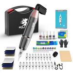 Solong Tattoo Kit Wireless Rotary Tattoo Machine Tattoo Battery 20pcs Tattoo Cartridge Needles Mixed Tattoo Ink Set with Tattoo Accessories SLP30P199-7