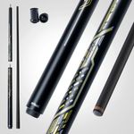 CRICAL Carbon Fiber Jump Break Cue Series 3 Piece Jump Cue Professional Powerful Break Cue with 12.9mm Tip and Uni-loc Joint for Competitions