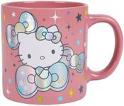 Bioworld Sanrio Hello Kitty Holographic Effect Character 16 Ounce Ceramic Mug - Multicolored, OSFA