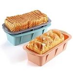 MONGSEW 3PCS Silicone Bread Loaf Pa