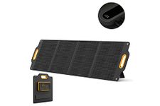 Powerness 200 Watt Portable Solar Panel with Patented LCD Digital Window, Solar Charger for Camping, Outdoor and RV, Compatible with Jackery, BLUETTI, Goal Zero Portable Power Stations