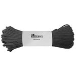 ADD GEAR Parachute 550 lbs Cord Mil Spec Type III 7 Strand Paracord Rope, Military Grade 100% Nylon 4mm Diameter Black