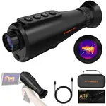 XYTEC Ai15 Thermal Monocular，[AI Super Resolution] Thermal Imaging Monocular 384x288 (50 Hz),1.43" Large AMOLED Display，12H Thermal Vision Monocular for Wildlife Viewing, Hunting & Outdoor