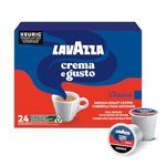 Lavazza Crema e Gusto Medium Roast K-Cup Coffee Pods, 24 Count For Keurig Coffee Makers