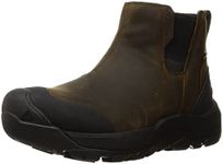 KEEN Men’s Revel 4 Mid Height Chelsea Boots, Canteen Black/Black, 8 D (Medium) US