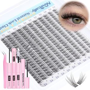 Natural Lash Extension Kit Cluster Lashes 220Pcs