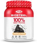 BioSteel Sports 100% Whey Protein Powder, rBGH Hormone Free and Non-GMO Post Workout Formula, Cookies & Cream Flavour, 14 Servings, brown