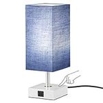 Ambimall Blue Table Lamp with USB P