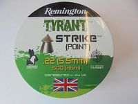 MR SERVICES HAZLEMERE LTD - REMINGTON TYRANT STRIKE POINTED 22-5.5mm AIRGUN - AIR RIFLE PELLET TIN OF 500