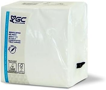 Lot de 100 serviettes en papier blanc 2 couches - Toucher super doux - Finition gaufrée - Serviettes jetables - Idéales pour l'hôtellerie et les événements - 30 x 30 cm dépliées - Hostelnovo