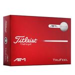 Titleist TruFeel AIM 360° Golf Balls, Full Wrap Alignment Ball, White (One Dozen)