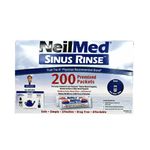 NeilMed Sinus Rinse 200 Packets with Bonus Rinse Bottle