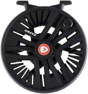 Greys Fin Fly Reel, Size 3/4, Features Cutting Edge Design and Precision Manufacturing, Full Disc Drag System, Includes Reel Pouch