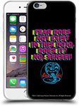 Head Case Designs Officially Licensed Cobra Kai Dojo Quote Logo Graphics 2 Soft Gel Case Compatible with Apple iPhone 6 / iPhone 6s