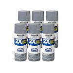 Rust-Oleum 327912-6 PK American Accents Spray Paint, Gray Primer