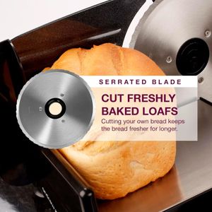 Andrew James Electric Meat Slicer – Adjustable Stainless Steel Blade