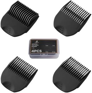 CR8GR8 Professional Guide Comb Fit Cutting Guider for Manscaped 3.0,4 Pack 8 Cutting Lengths from 1/8"-1/2" Inch Fit The Lawn Mower 3.0 Groin Hair Trimmer