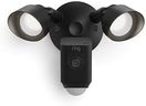 Ring Floodlight Cam Wired Plus, Outdoor home or business security with motion-activated 1080p HD video and floodlights, Black