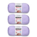 Bernat Softee Baby Soft Lilac Yarn - 3 Pack of 141g/5oz - Acrylic - 3 DK (Light) - 362 Yards - Knitting/Crochet