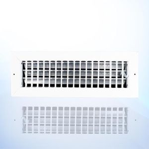 [14 x 4 Duct Hole] Aluminum Single Deflection Adjustable Air Supply Sidewall or Ceiling Vent Cover: Enhance Airflow Control with Movable Blades [15.6 x 5.6" Face].