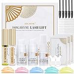 2023 Upgrade Lash Lift Kit, Keratin Eyelash Perm Kit, Eyebrow Eyelash Curling Lamination Kit Professional Lash Lift Extensions, Semi-Permanent Curling Perming Wave Suitable at Home and Salon by DONG RHYME