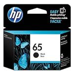 HP 65 Black Ink Cartridge | Works w