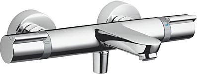 hansgrohe Versostat² - thermostat exposed, bathroom tap with safety stop at 40 °C, thermostat , mixer tap for 1 function, silver