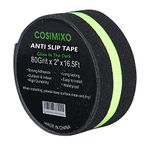 Glow Reflective Anti-Slip Tape, 45.72 m (Glow, 2" x 16.5Ft)