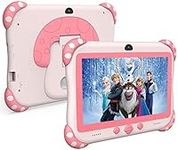 ascrecem Kids Tablets 7 inch Android Tablet for Kids with WiFi Dual Camera Educational Games Parental Control, Children's Tablet with Kids Software Pre-Installed Kid-Proof YouTube Google Play