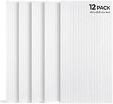 SODOCT 12 Pack Large Acoustic Panels, 47.2" X 23.6" X 0.4" Sound Proof Panels for Walls, High Density Sound Absorbing Panels for Home Studio & Office, White