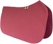 ECP All Purpose Diamond Quilted Western Saddle Pad, Burgundy