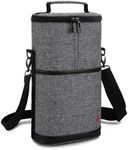 ALLCAMP 2 Bottle Wine Tote Carrier 