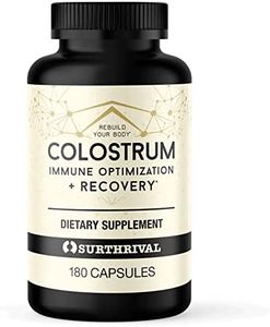 Surthrival: Colostrum Powder Capsules (180 Count), Immune Optimization & Recovery, Dietary Supplement, Gut Health, Immune Support, Keto Friendly