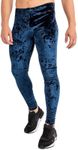 Kapow Meggings, Mens Deluxe Velvet Leggings, Velvet Royale, S