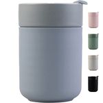 Ceramic Travel Mug Silicone Lid