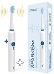 Caresmith SPARK One Electric Battery Toothbrush | Electric Tooth Brushes for Adult | AA Battery Provided | 30000 Strokes per Minute (White, 1)