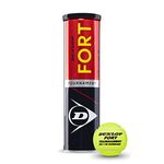 Dunlop Tennis Ball Fort Tournament - for Clay, Hard Court and Grass (1 x 4 Tin)