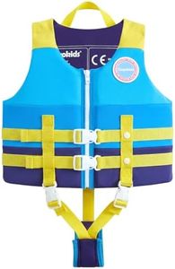 Gogokids Toddler Swim Vest Toddler Floaties Swim Vest for Kids 2-3-4-5-6-7-8-9 Years Old Swimming Pool Floats for Kids 30-50-70 Pounds Buoyancy Swimming Aid Floaties Boys Girls in Beach, Pool, Puddle