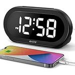 USCCE Small LED Digital Alarm Clock