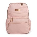 JuJuBe Zealous Backpack | Blush | Chromatics | Lightweight, Travel-Friendly, Stylish Diaper Bag, Multi Functional Backpack Purse for Kids and Adults, Casual Daypack | Changing Pad Included